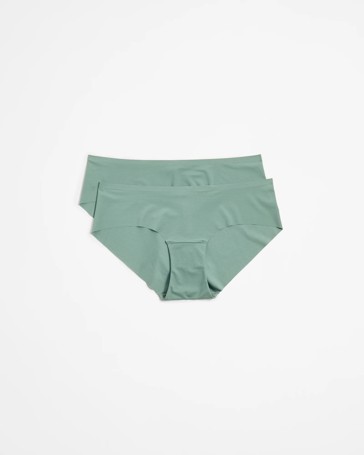 2 Pack Bonded No Show Hipster Briefs