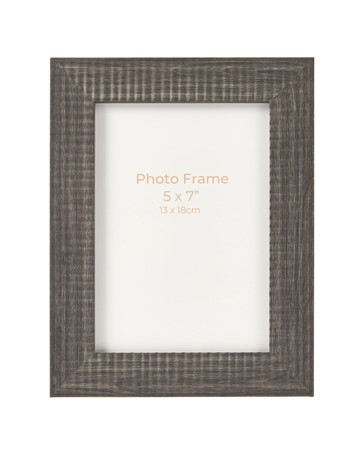 Anko Ribbed Frame 5in. x 7in. - Charcoal