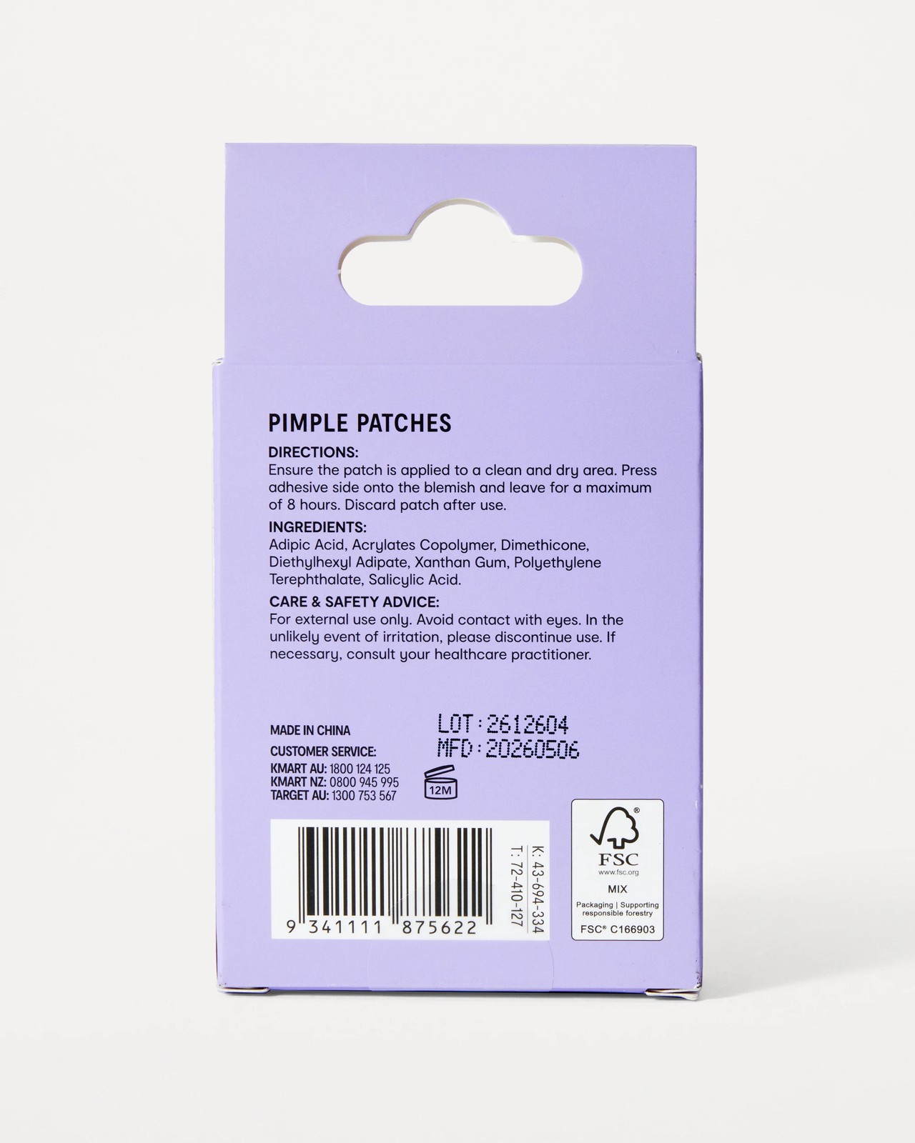 OXX Beauty Piece Patch Me Pimple Patches - Salicylic Acid 6 of 6