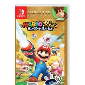 Mario + Rabbids Kingdom Battle Gold Edition Code in Box - Nintendo Switch