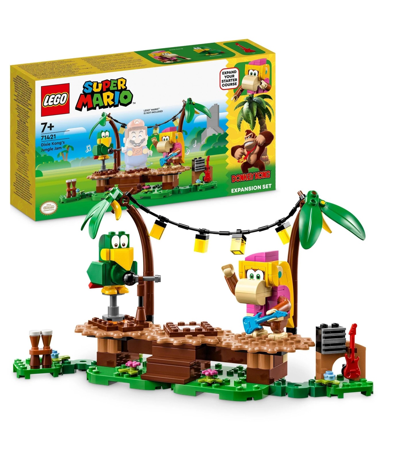 LEGO® Super Mario Dixie Kong’s Jungle Jam Expansion Set 71421 | Target ...