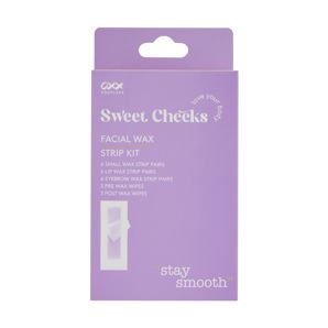 Sweet Cheeks Facial Wax Strip Kit - OXX Bodycare product image