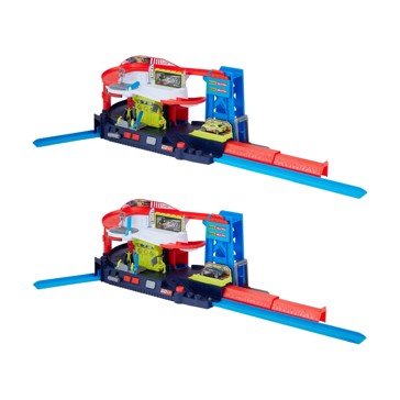Lights and Sounds Pit Stop Play Set, Assorted - Anko
