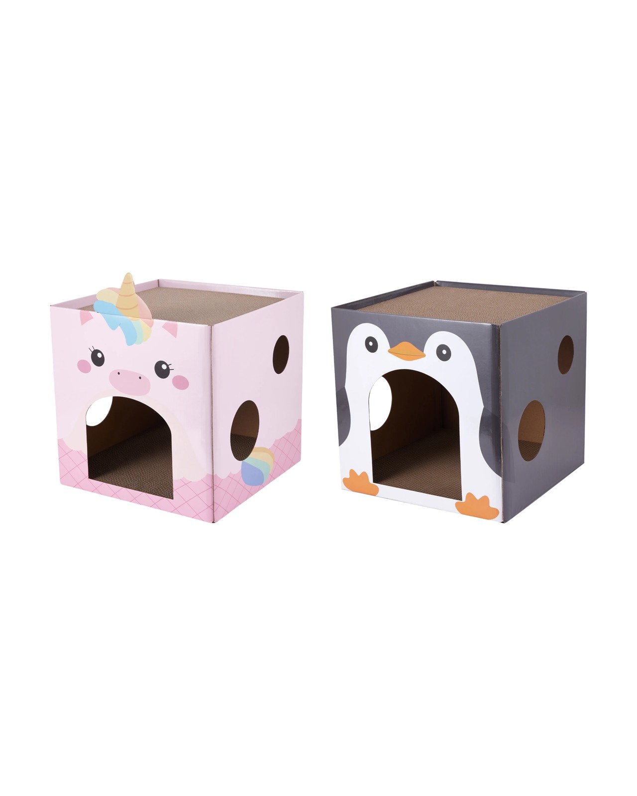 Anko Cat Cardboard House - Assorted 5 of 6