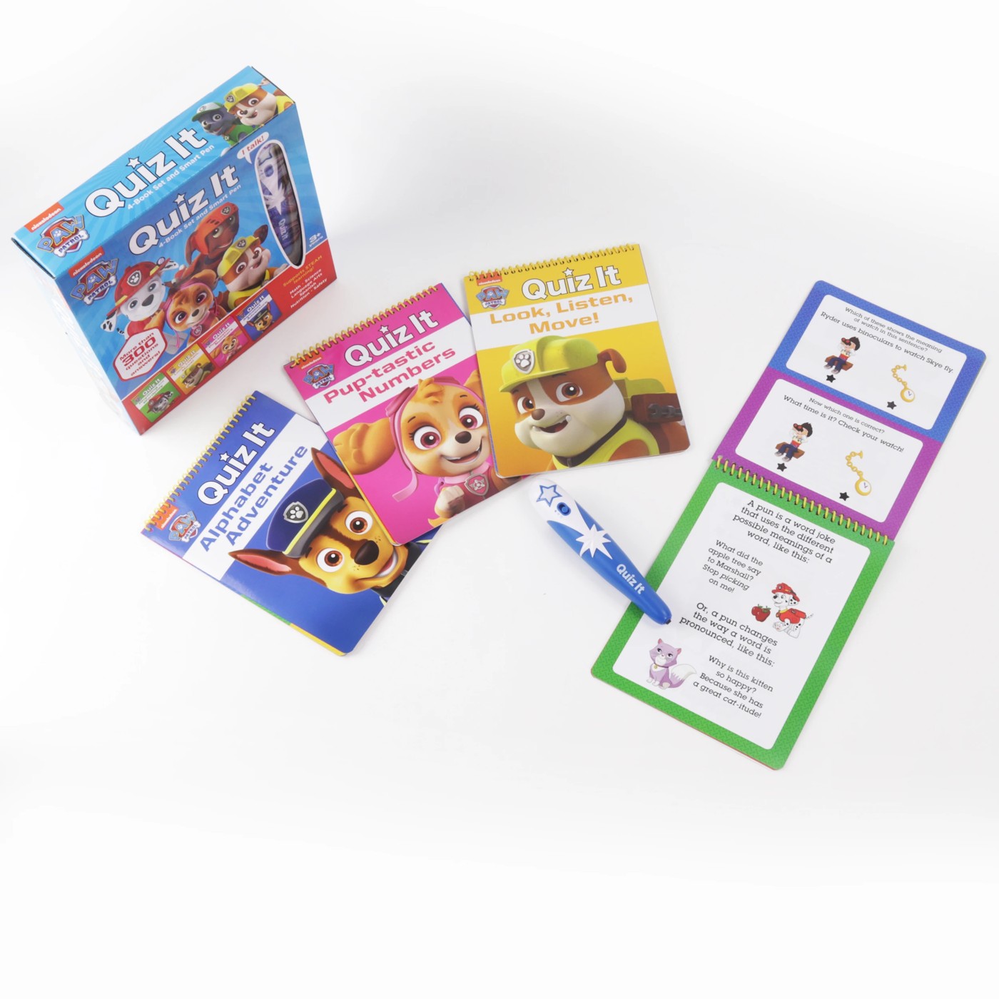 Nickelodeon PAW Patrol: Quiz It 4-Book Set and Smart Pen 4 of 5