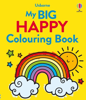 Usborne My Big Happy Colouring Book by Alice James - Book