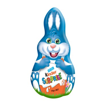 Kinder Surprise Milk Chocolate Easter Bunny 75g - Blue
