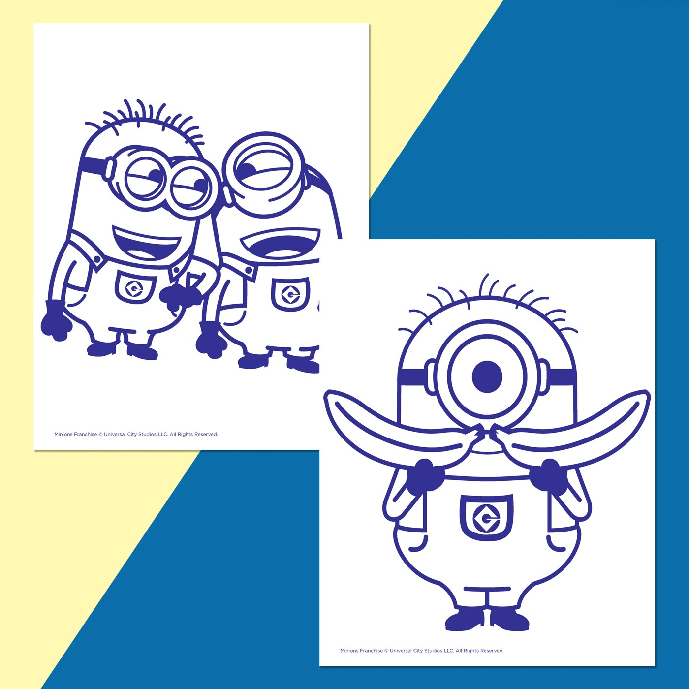 Illumination's Minions: Kaleidoscope Colour-Me Magnets Colouring Book 3 of 6