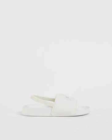 Flower Slingback Slides