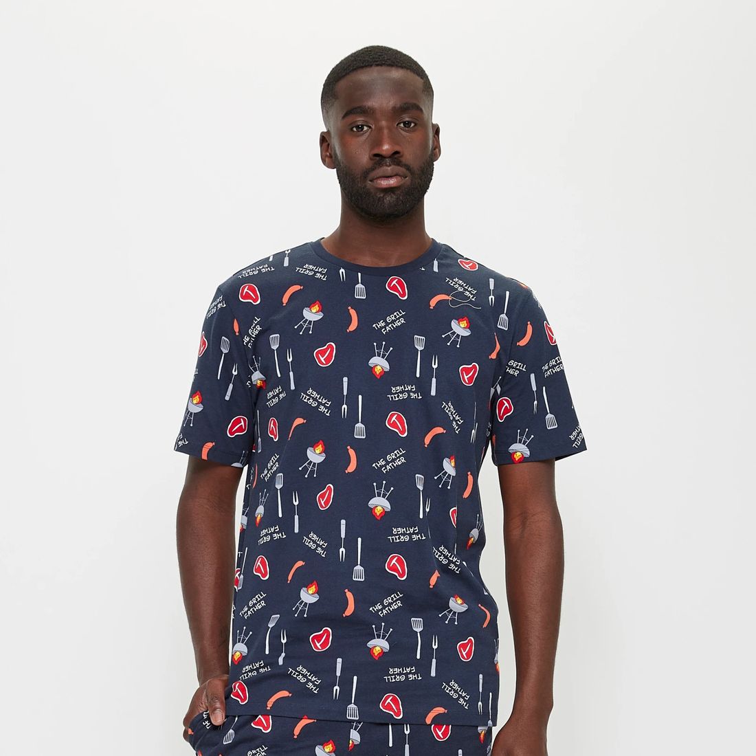 Maxx Jersey Pyjama Set Grill Father Target Australia