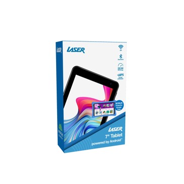 Laser 7" Tablet with Case Pink