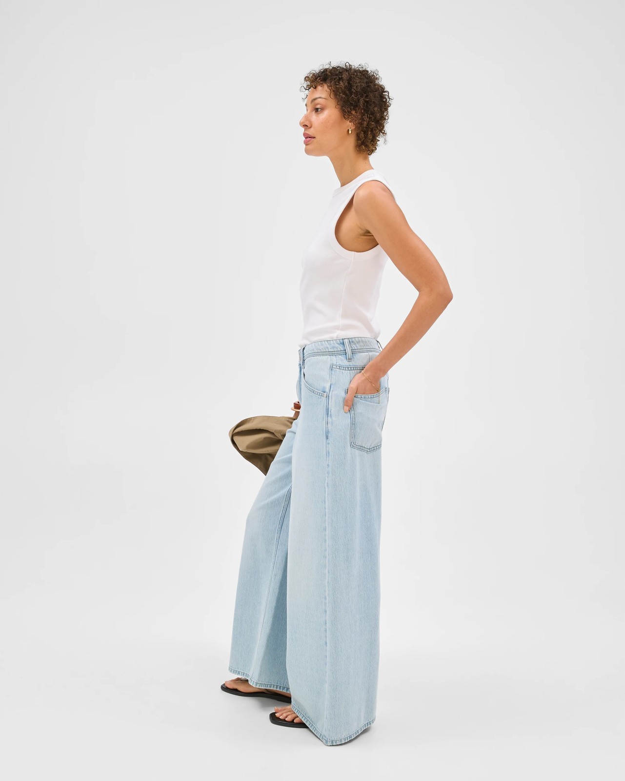 Airloom Slouch Wide Leg Denim Jeans 2 of 6