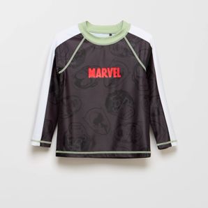 Marvel Spider-Man Long Sleeve Swim Rash Vest thumbnail 2