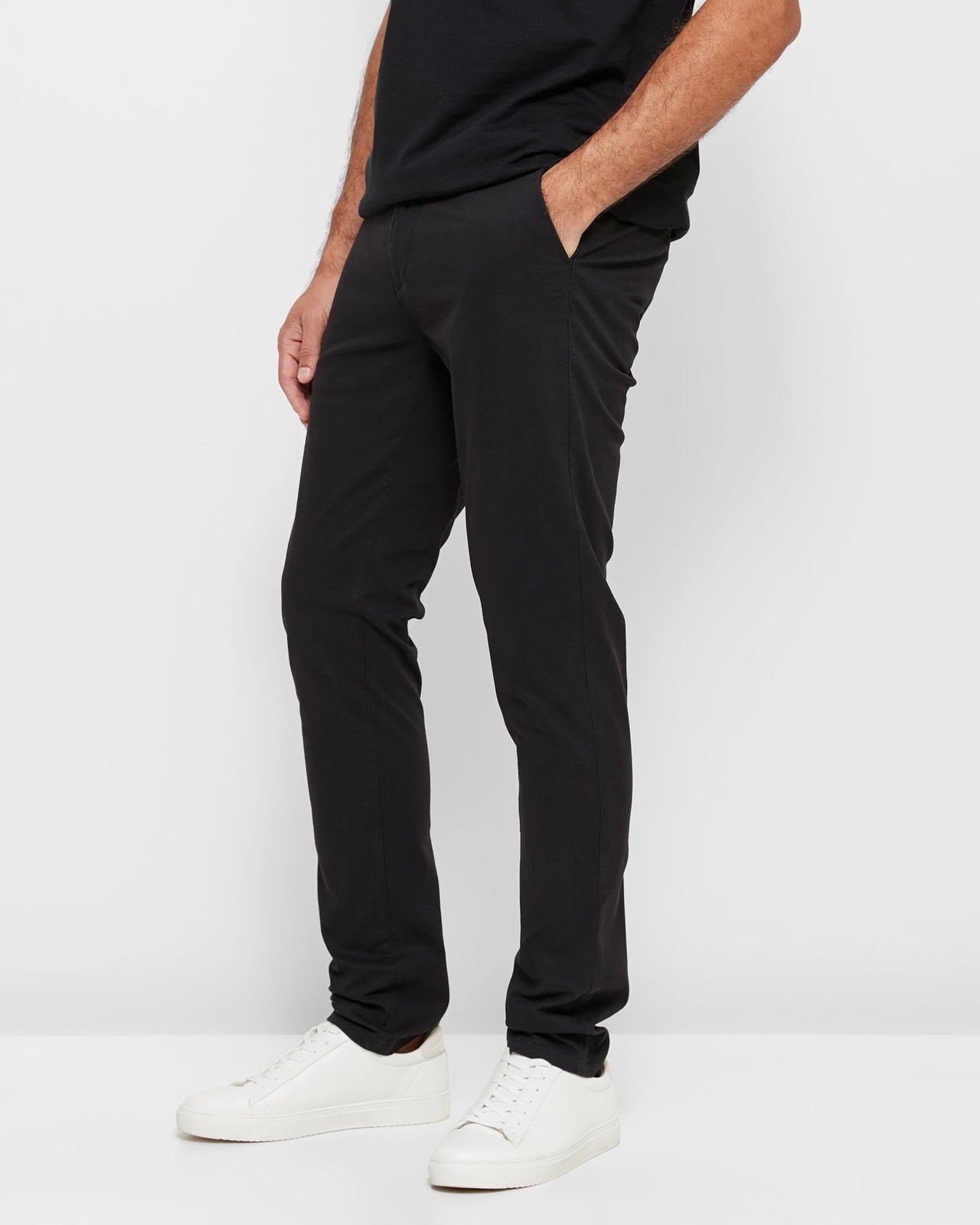 Slim Chino Pants - Black | Target Australia