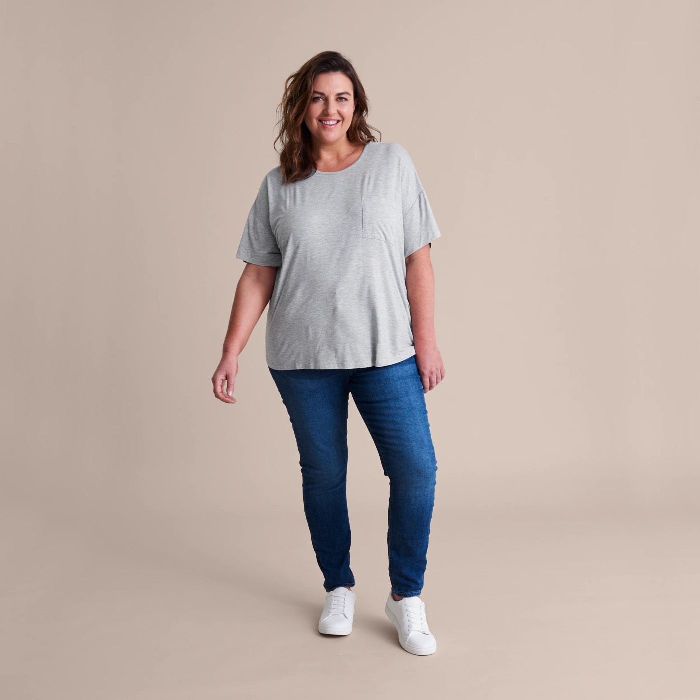 Extended Sizing Bamboo Sleep Pocket T-Shirt 6 of 6