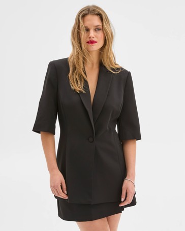 Short Sleeve Blazer - Lily Loves