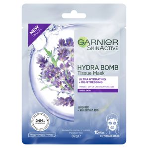 Garnier SkinActive Hydra Bomb Tissue Mask 32g - Lavender & Hyaluronic Acid product image