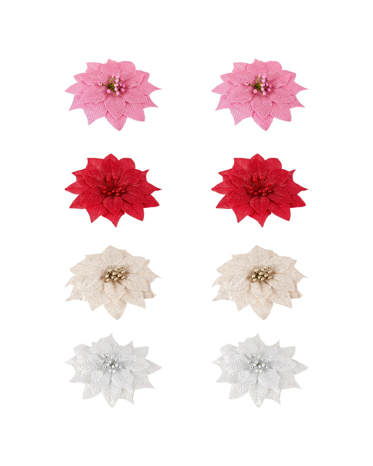 Anko 2 Pack Poinsettia Clips - Assorted 2 of 5