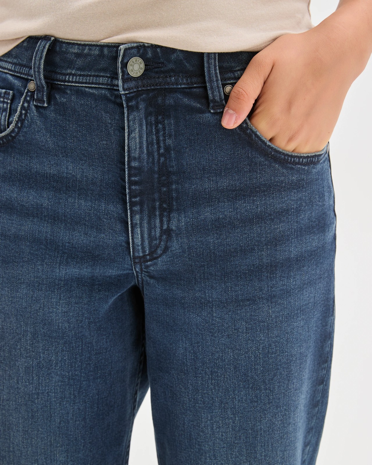 Mid Rise Courtney Girlfriend Denim Jeans 5 of 5