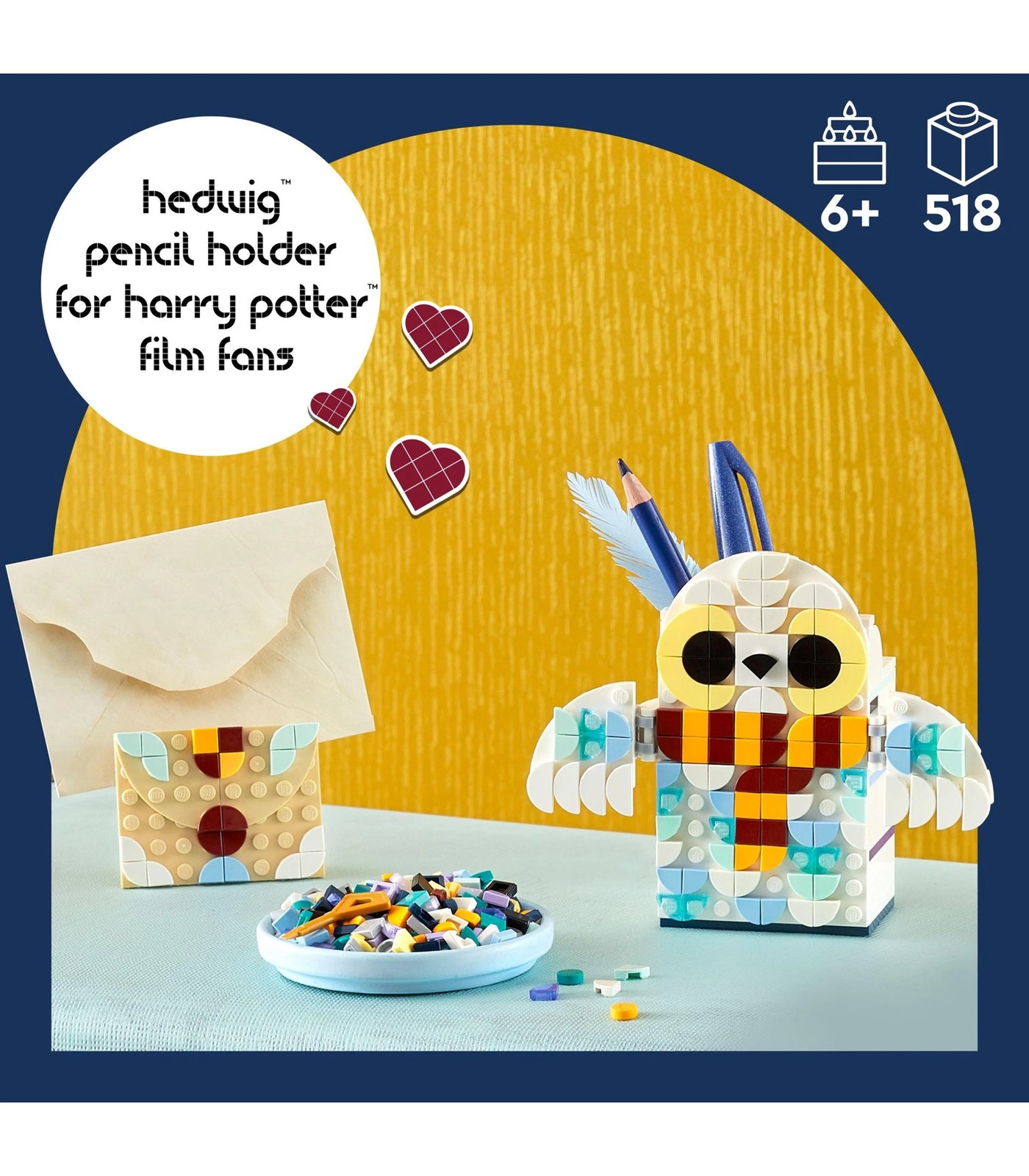 LEGO® DOTS Hedwig™ Pencil Holder 41809 Target Australia