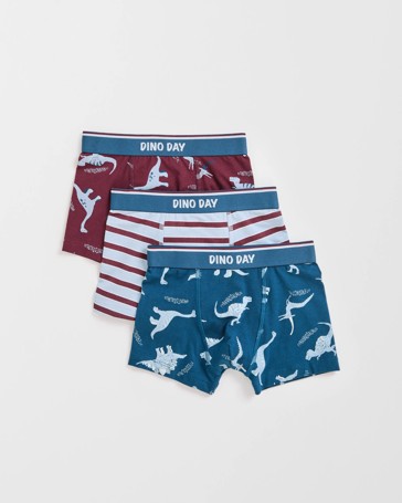 Maxx Australian Cotton 3 Pack Younger Boys Hang Trunks
