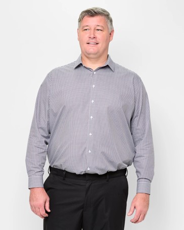 Plus Size Long Sleeve Business Shirt