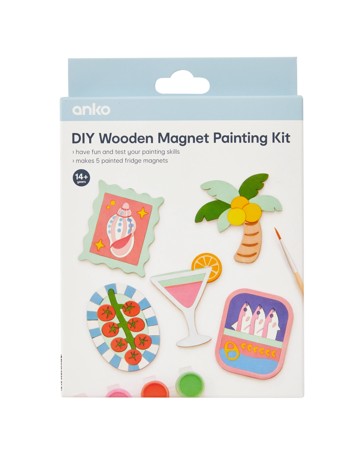 Anko DIY Wooden Magnet Painting Kit