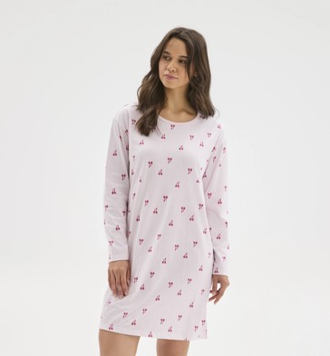Australian Cotton Long Sleeve T-Shirt Nightie