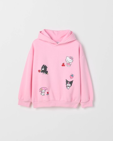 Hello Kitty Australian Cotton Blend Boucle Hoodie