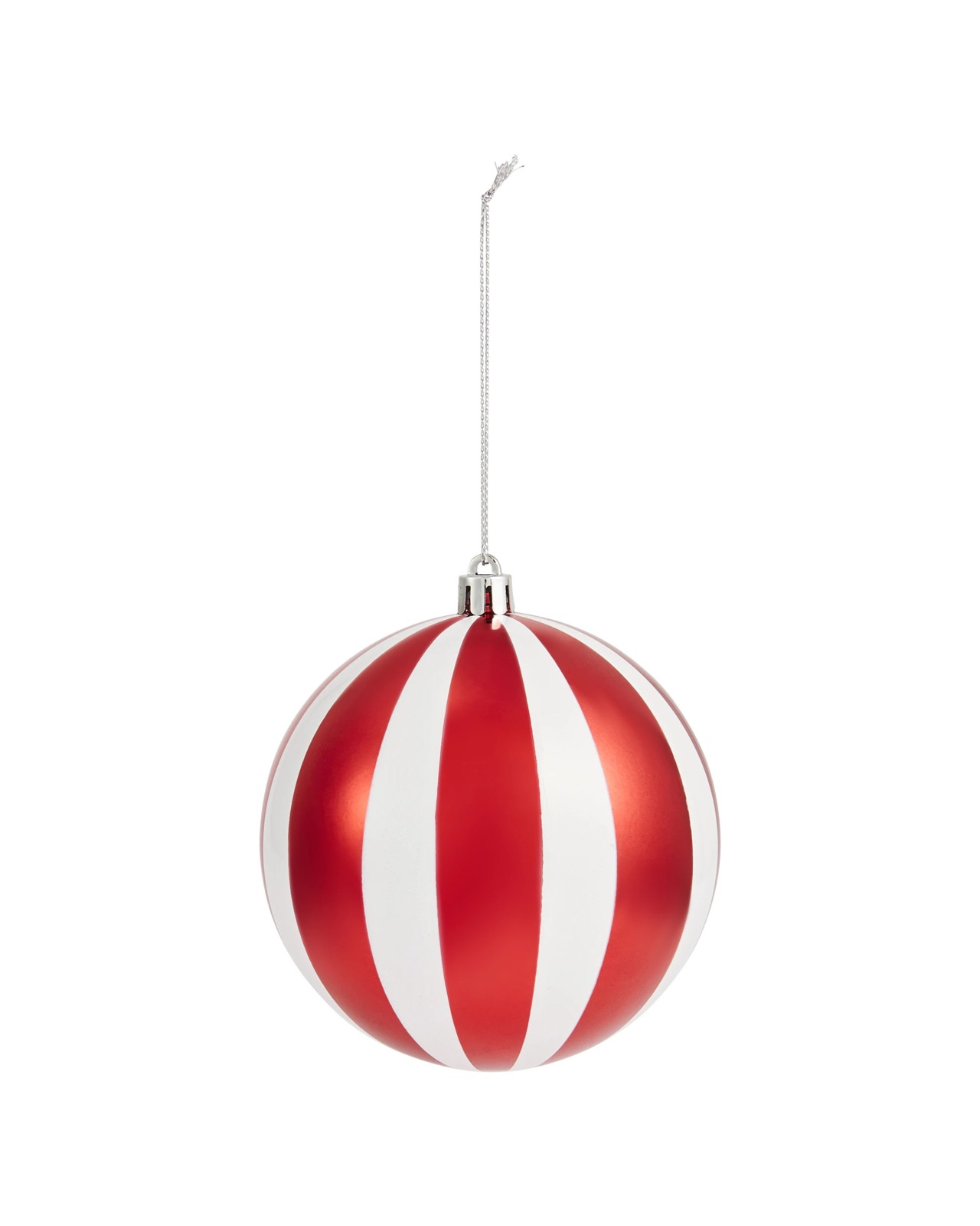 Anko 9 Pack 10cm Candy Cane Printed Baubles 3 of 5
