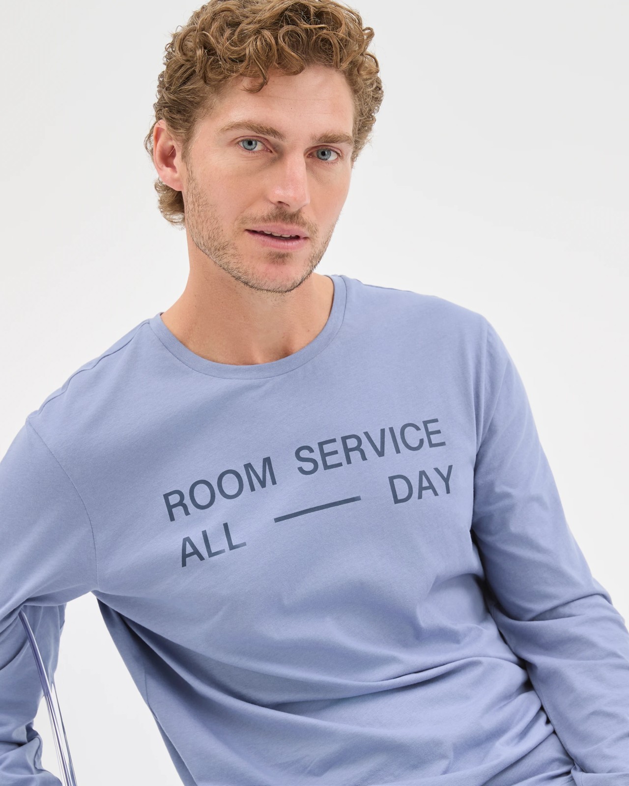Maxx Australian Cotton Long Sleeve Sleep Top - Room Service 6 of 6