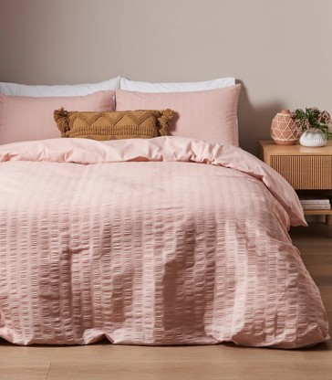 Greer Seersucker Quilt Cover Set