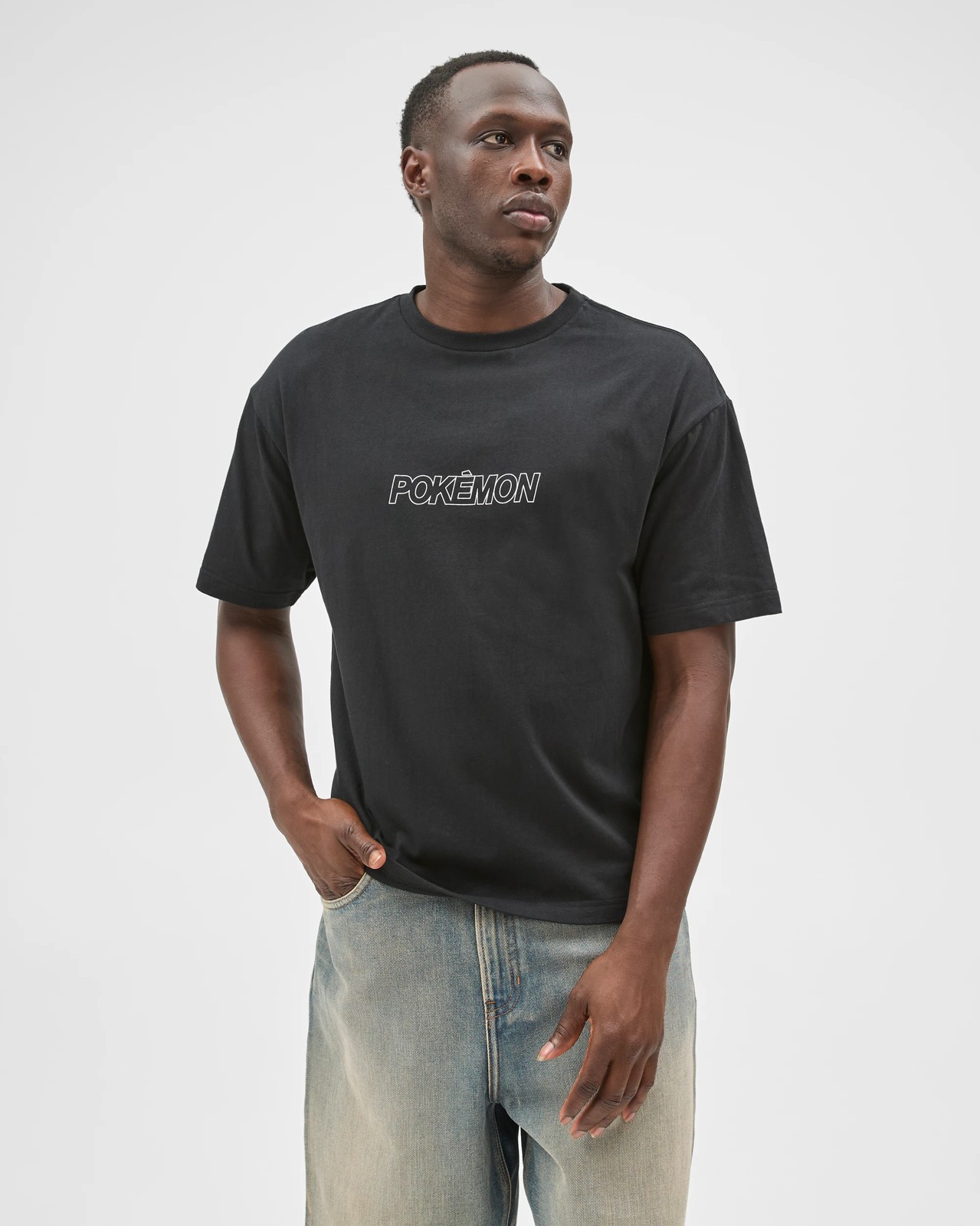 Pokemon Australian Cotton Graphic T-Shirt - Pokemon Washed Black 2 of 6