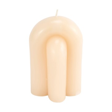 Arched Pillar Candle  Assorted - Anko