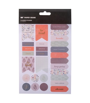 Paper Crane Planner Sticker Pad
