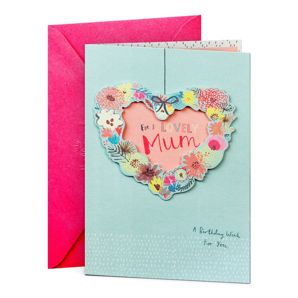Hallmark Birthday Card for Mum - Floral Heart product image