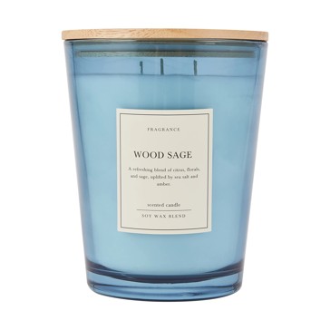 Extra Large Wood Sage Candle - Anko