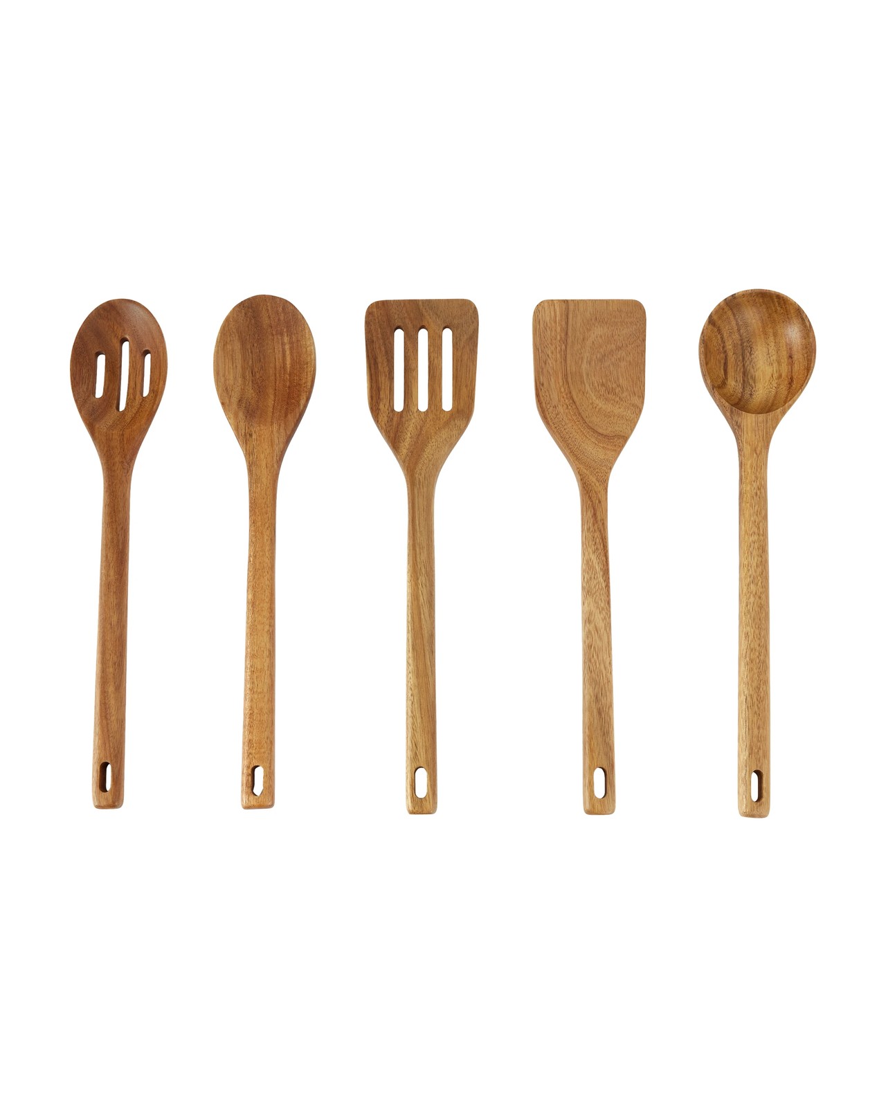 Anko 5 Piece Acacia Wood Utensil Set 4 of 5