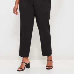 Plus Size Straight Leg Work Pants