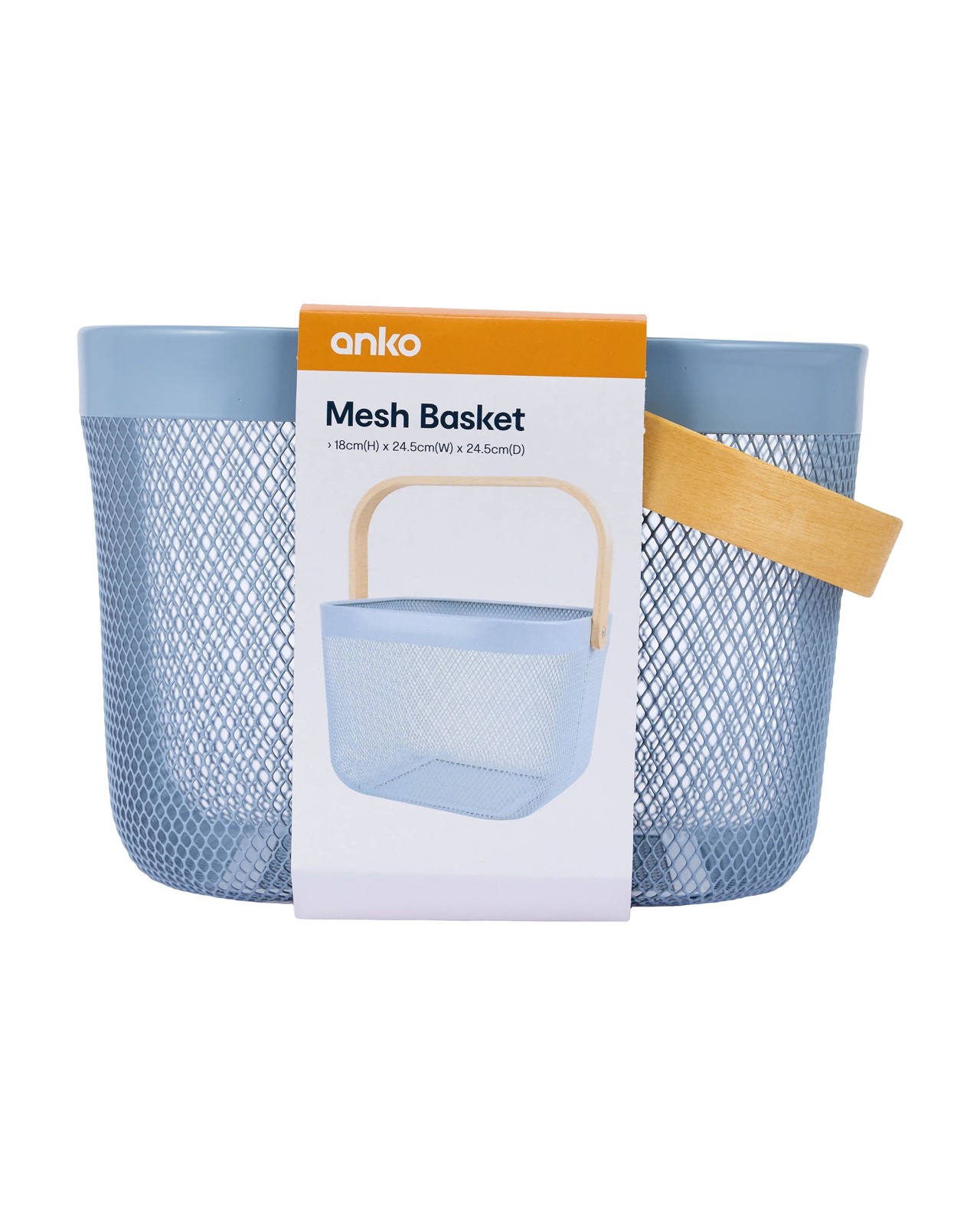 Anko Mesh Basket - Blue 5 of 5