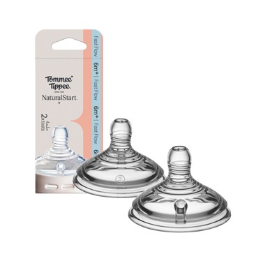 2 Pack Tommee Tippee Fast Flow Teats