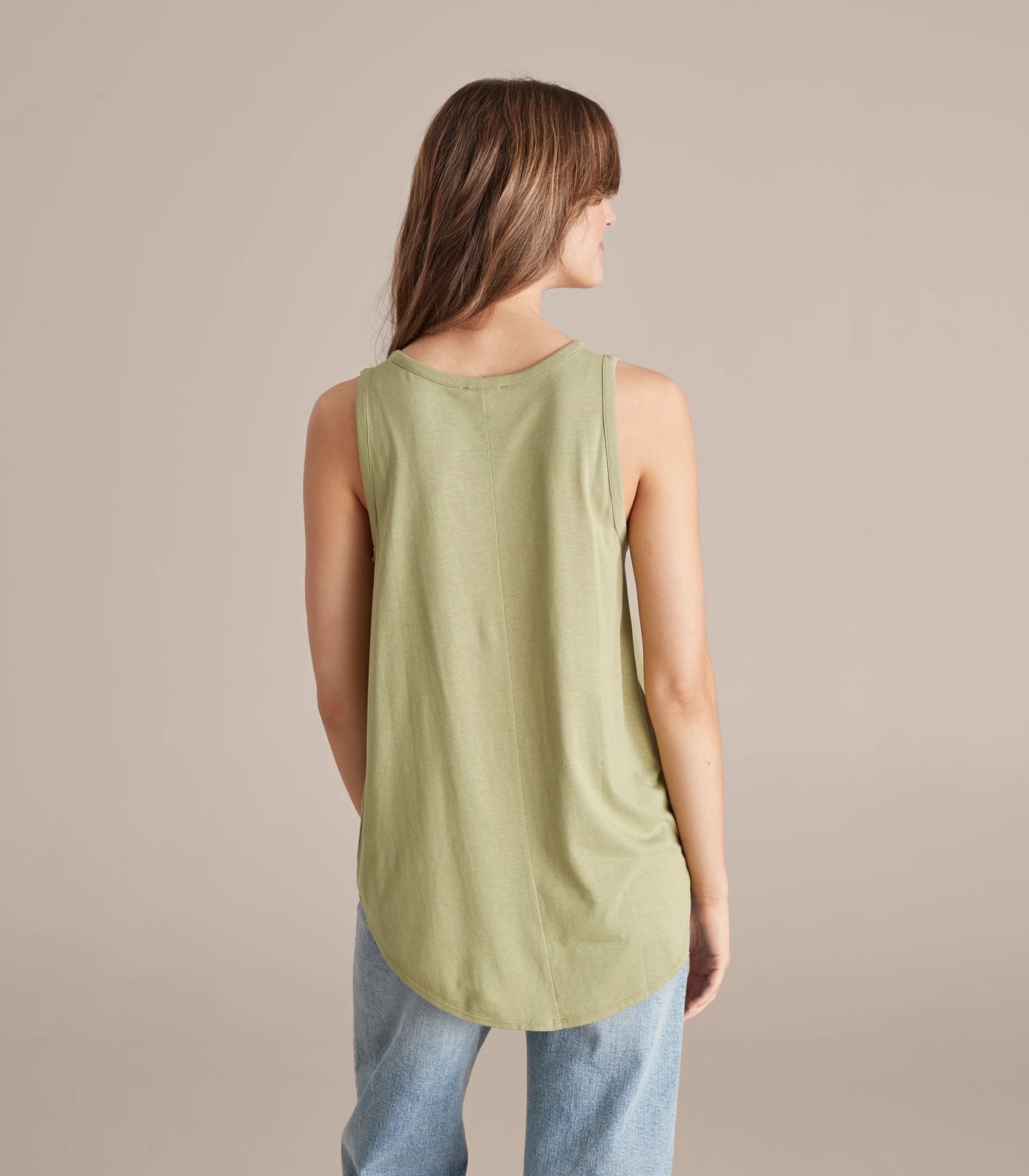 Scoop Neck Boyfriend Tank Top 2 of 6