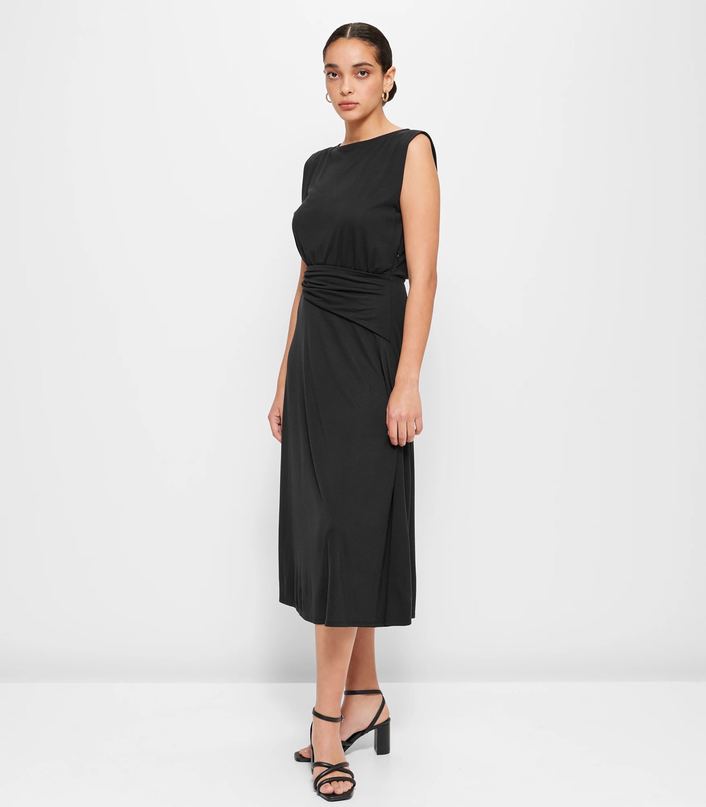 Sleeveless Draped Jersey Dress - Preview | Target Australia
