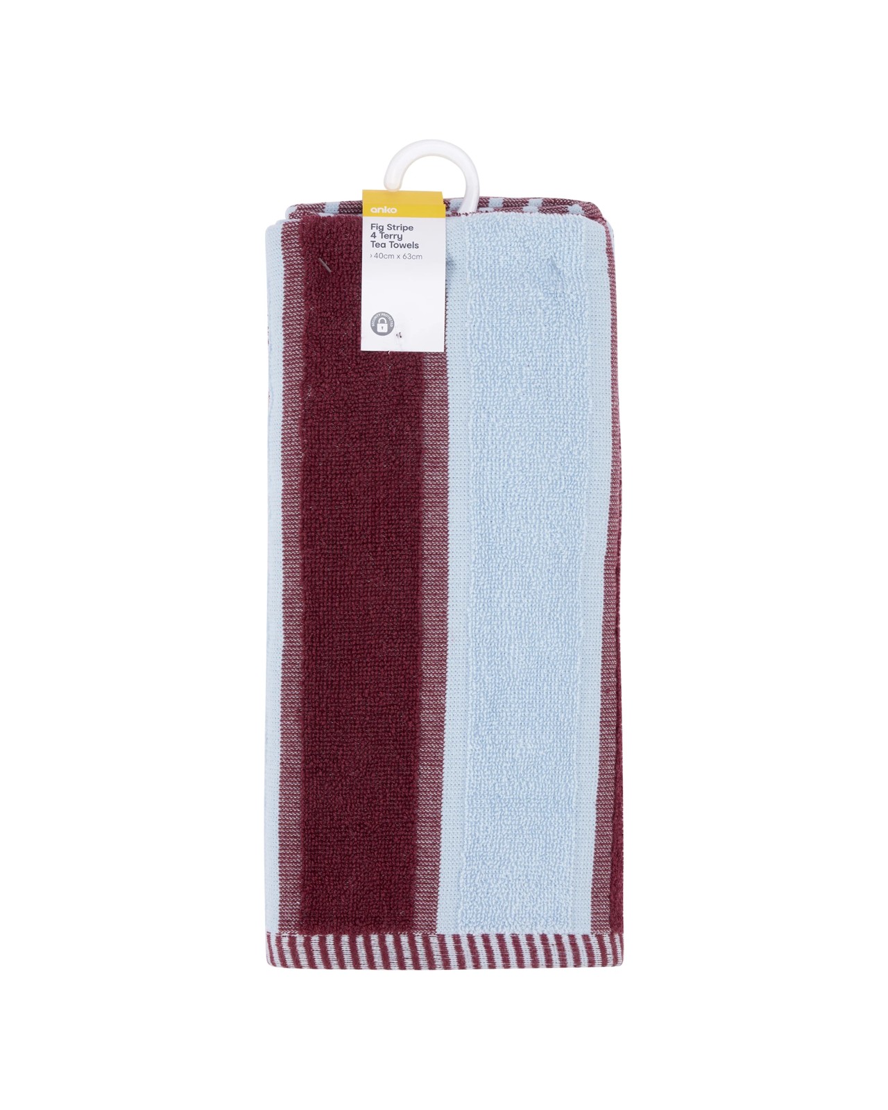 Anko 4 Pack Fig Stripe Terry Tea Towels 6 of 6