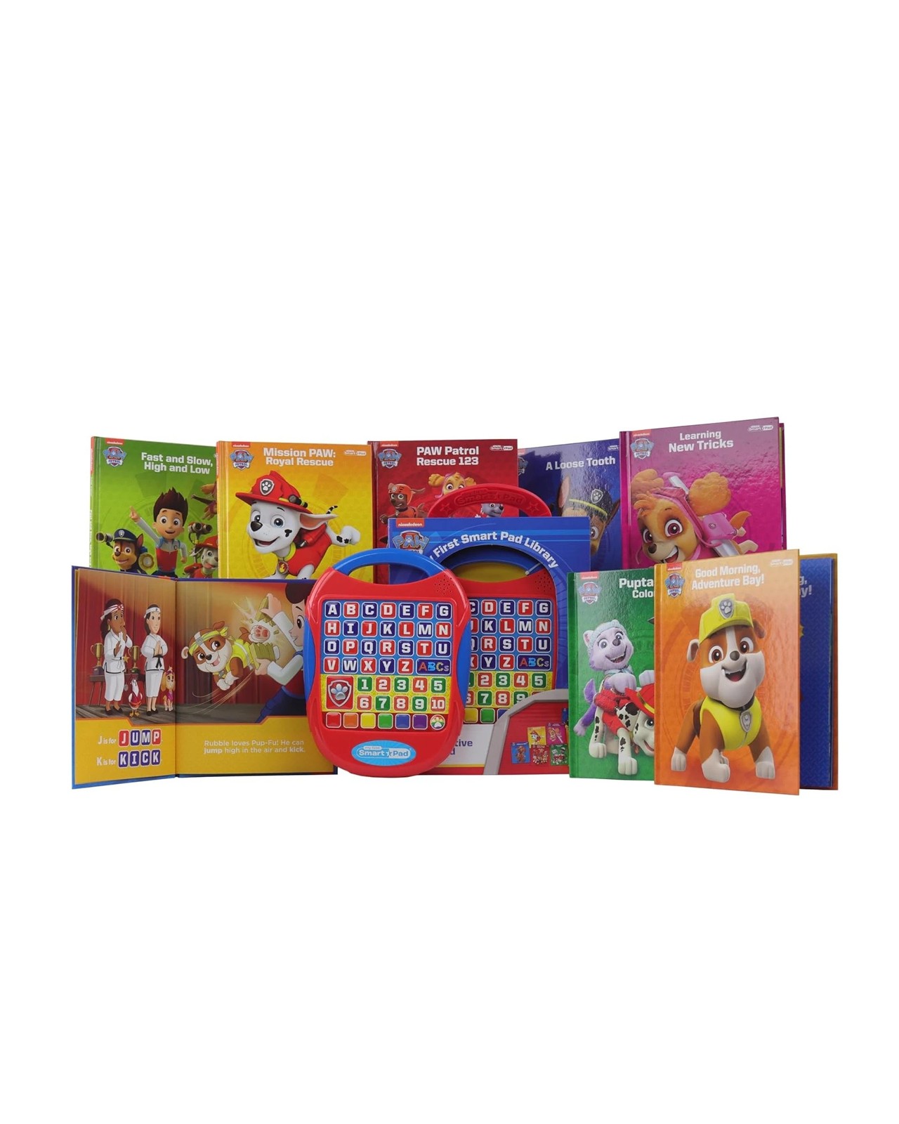 Nickelodeon PAW Patrol My First Smart Pad Library: 8-Book Set and Interactive Activity Pad - Book 3 of 5