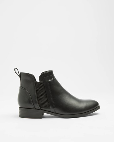 Womens Low Heel Ankle Boot - Prue