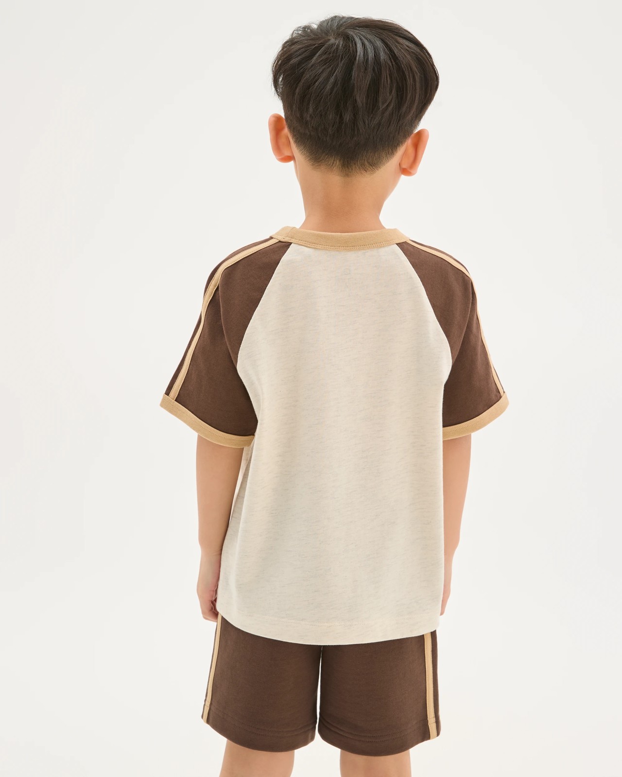 Australian Cotton Oversized Sporty T-Shirt - Hot Fudge 4 of 6