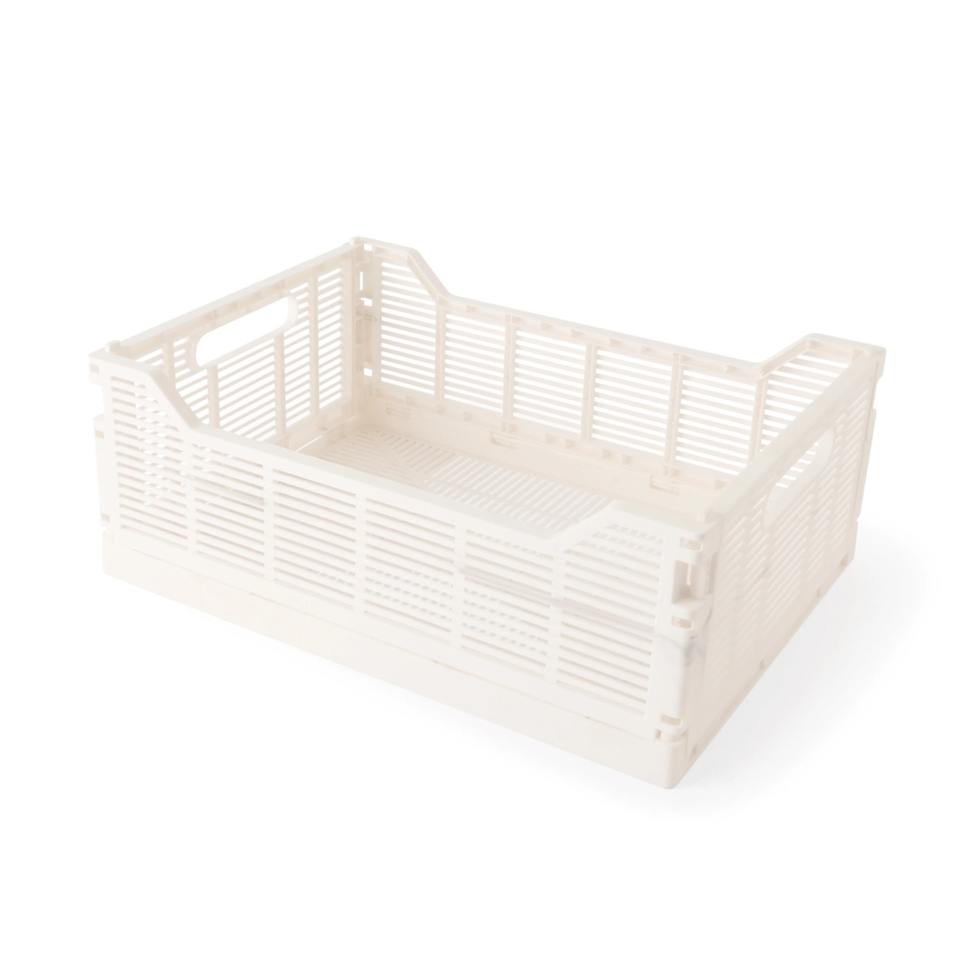 Anko 13L Linear Collapsible Crate - White 2 of 3