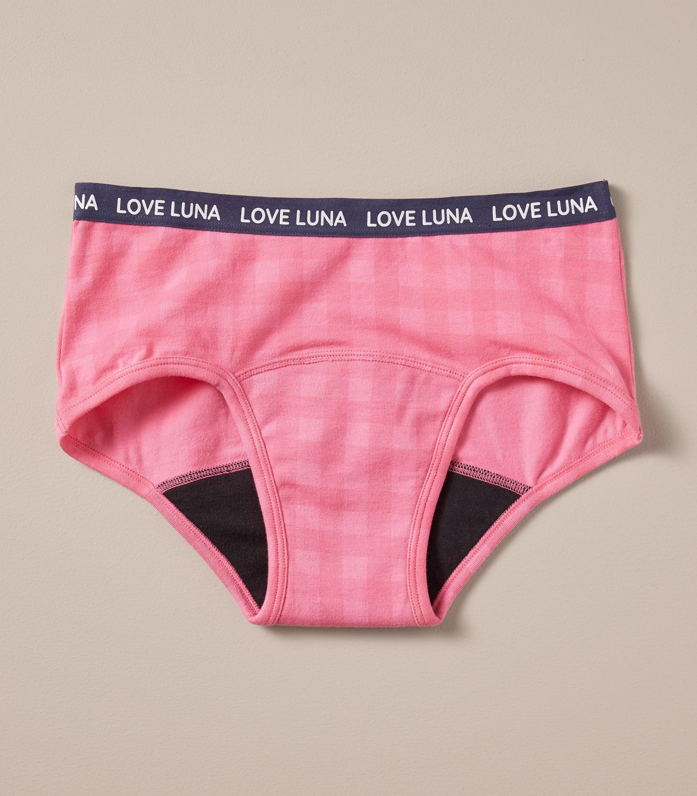 2 Pack Young Girls Love Luna Period Boyleg Briefs - Medium