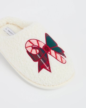 Christmas Tartan Slippers